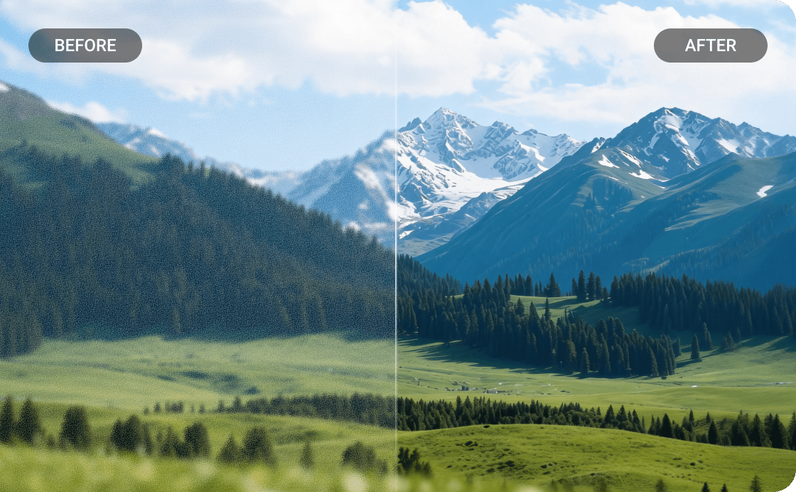 AI sharpening examples
